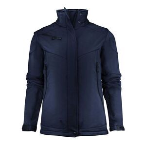 Printer Womens/Ladies Skeleton Soft Shell Jacket / Dark Navy